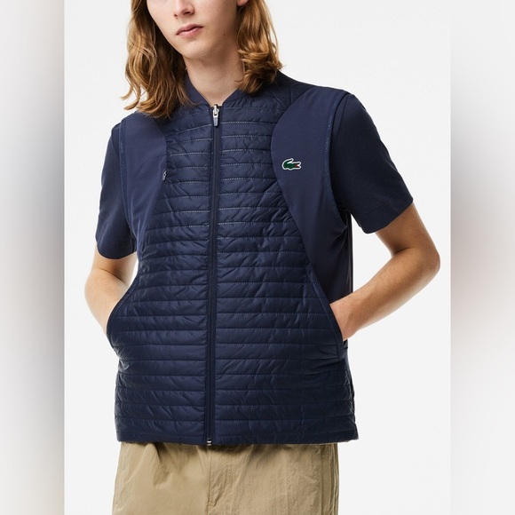 Lacoste Men's Spring Reversible Padded Vest - Picture 5 of 7